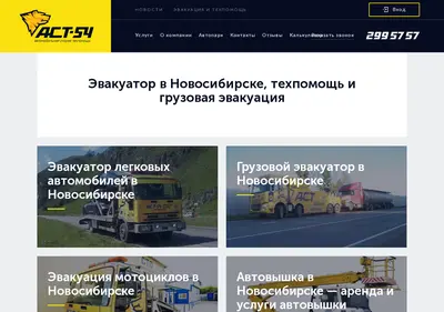 Снимок главной страницы act-54.ru