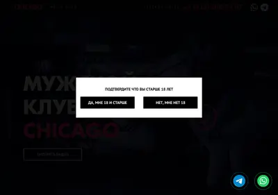 Снимок главной страницы chicago-x.ru