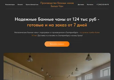 Снимок главной страницы chany-belka.ru