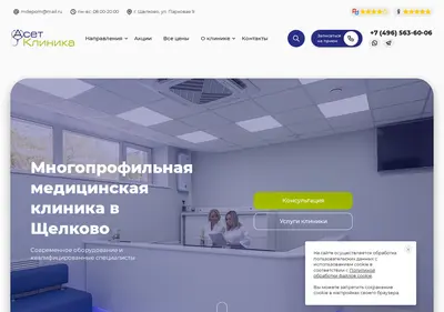 Снимок главной страницы aset-s.ru