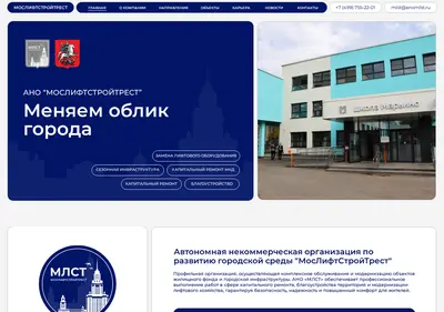 Снимок главной страницы ano-mlst.ru