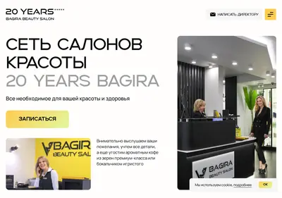 Снимок главной страницы bagira-lux.ru