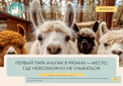 Снимок главной страницы alpacarzn.ru