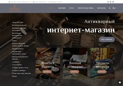 Снимок главной страницы antikvariat-online.ru