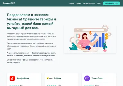Снимок главной страницы bankirko.ru