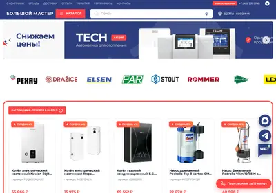 Снимок главной страницы bigms.ru