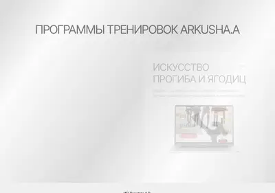 Снимок главной страницы arkusha-a.ru