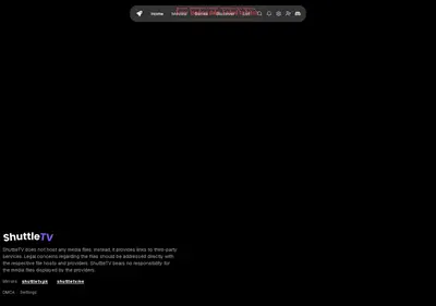 Снимок главной страницы shuttletv.su