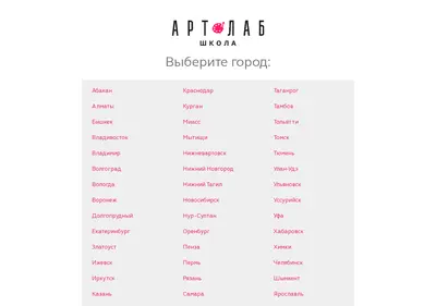 Снимок главной страницы artlab-shkola.ru