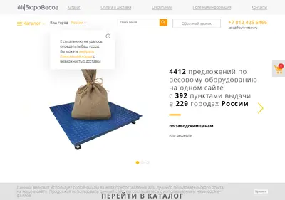 Снимок главной страницы buro-vesov.ru