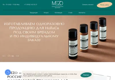 Снимок главной страницы mezo.su