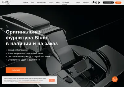 Снимок главной страницы blum-msk.ru