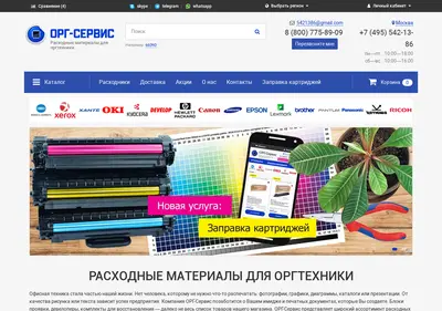 Снимок главной страницы chip-toner.ru