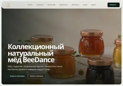 Снимок главной страницы beedance.ru
