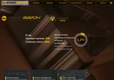 Снимок главной страницы altaivagon.ru