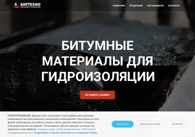 Снимок главной страницы bittehno.ru