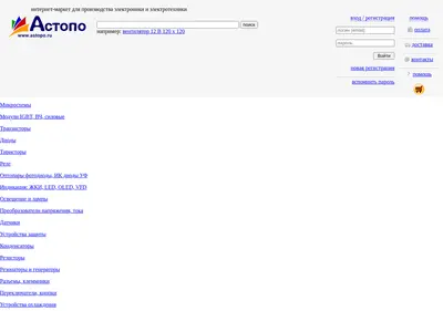 Снимок главной страницы astopo.ru