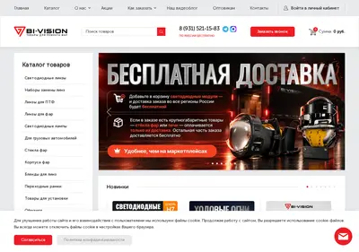 Снимок главной страницы bi-vision.ru