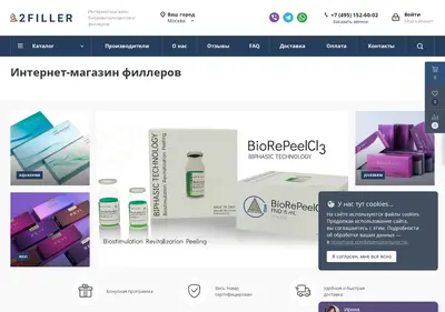 Снимок главной страницы 2filler.ru