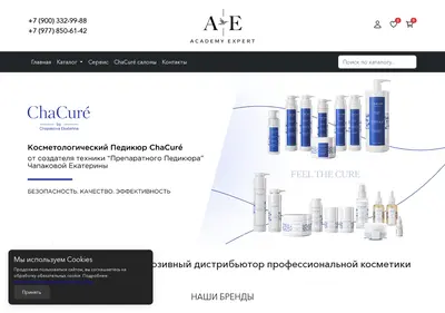 Снимок главной страницы academyexpert.ru