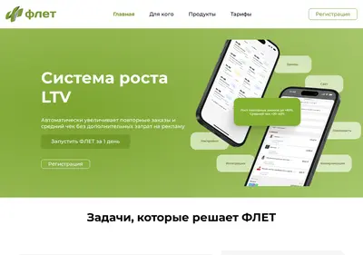 Снимок главной страницы flet.su