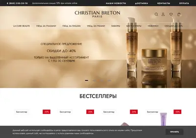 Снимок главной страницы christianbreton.ru