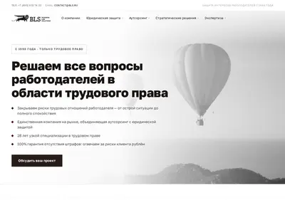 Снимок главной страницы bls.ru