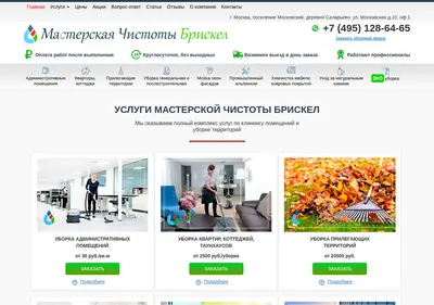 Снимок главной страницы briskel.ru