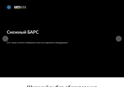Снимок главной страницы barsweld.ru