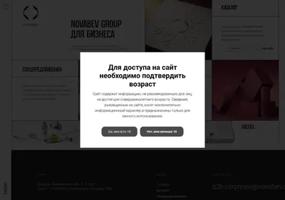 Снимок главной страницы b2bcorporate.ru