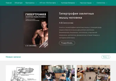 Снимок главной страницы allasamsonova.ru