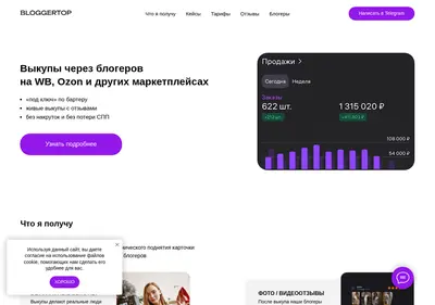 Снимок главной страницы bloggertop.ru