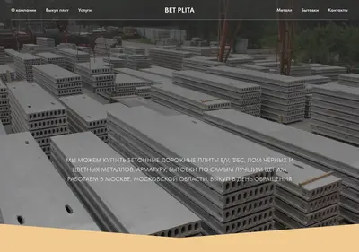 Снимок главной страницы betplita.ru