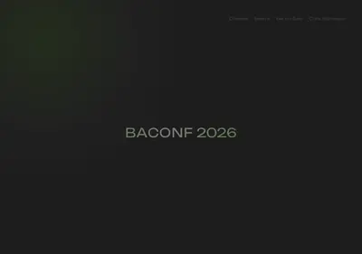 Снимок главной страницы baconf.ru