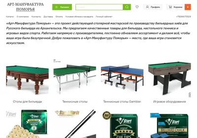 Снимок главной страницы artpomorye.ru