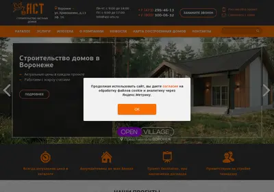 Снимок главной страницы ast-vrn.ru