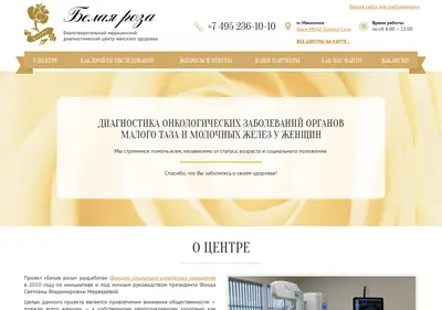 Снимок главной страницы belroza.ru