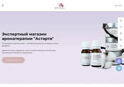 Снимок главной страницы aromaschool-shop.ru