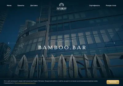 Снимок главной страницы bamboobar.su