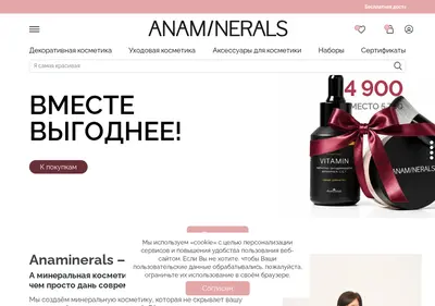 Снимок главной страницы anami.su
