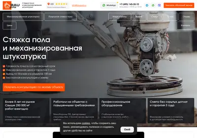 Снимок главной страницы bauputz.ru