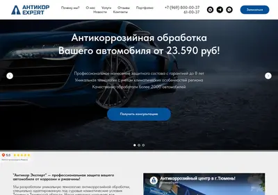 Снимок главной страницы anticorexpert.ru