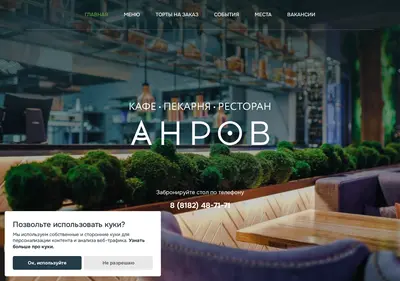 Снимок главной страницы anrov.ru