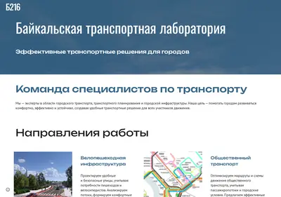 Снимок главной страницы b216.ru
