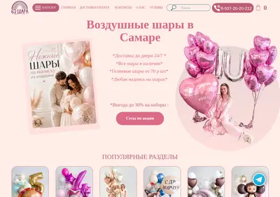 Снимок главной страницы 163shara.ru