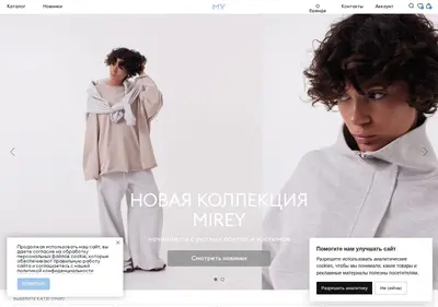Снимок главной страницы mirey.su