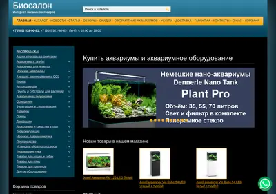 Снимок главной страницы biosalon.ru