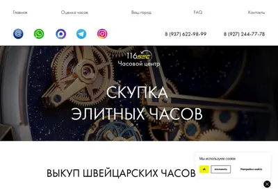 Снимок главной страницы 116sec.ru