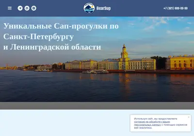 Снимок главной страницы bearsup.ru