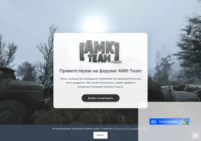 Снимок главной страницы amk-team.ru